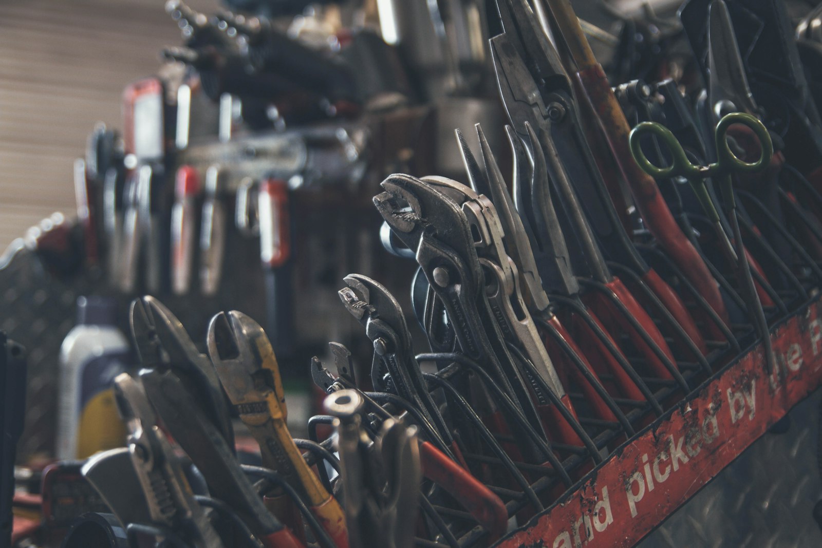 Technician repairing machinery